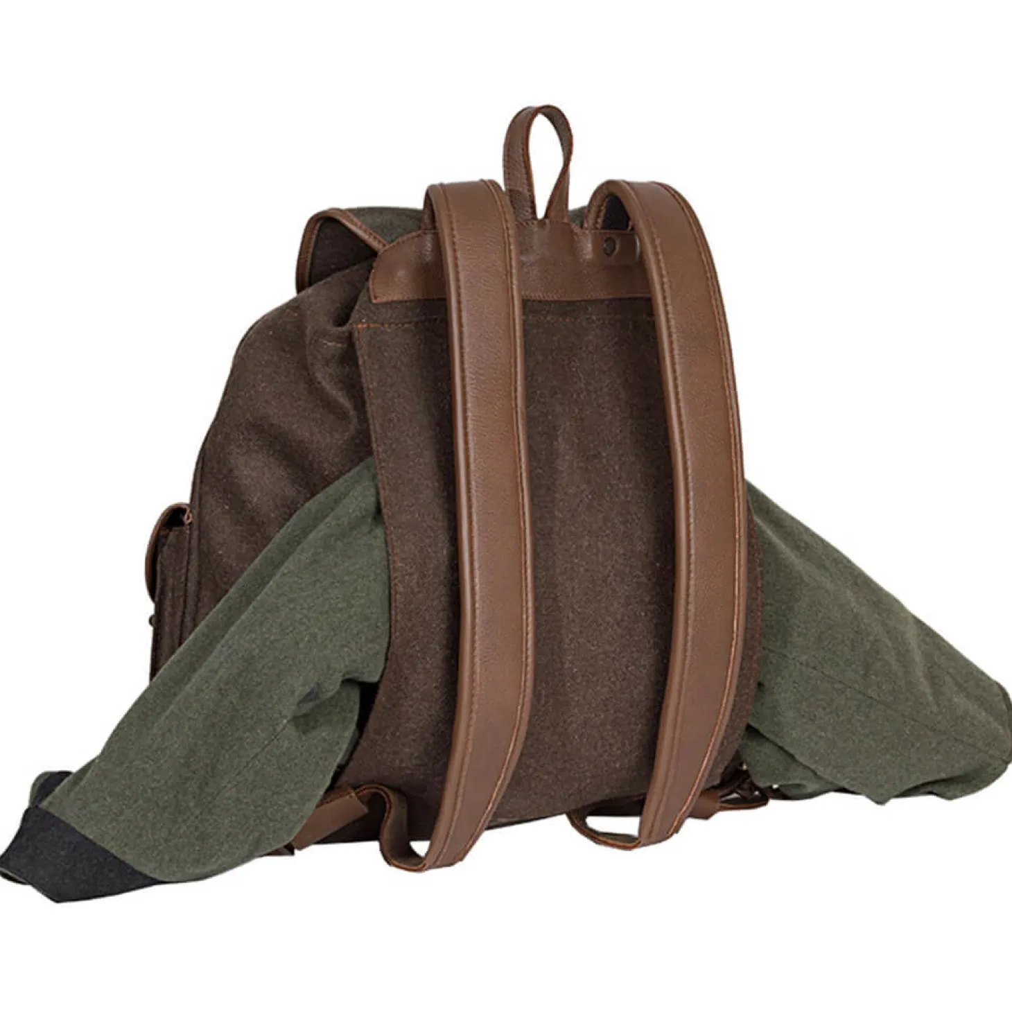 AKAH Loden Rucksack (grün/braun)