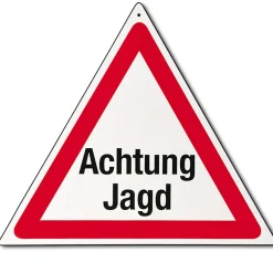 AKAH Schild Achtung Jagd