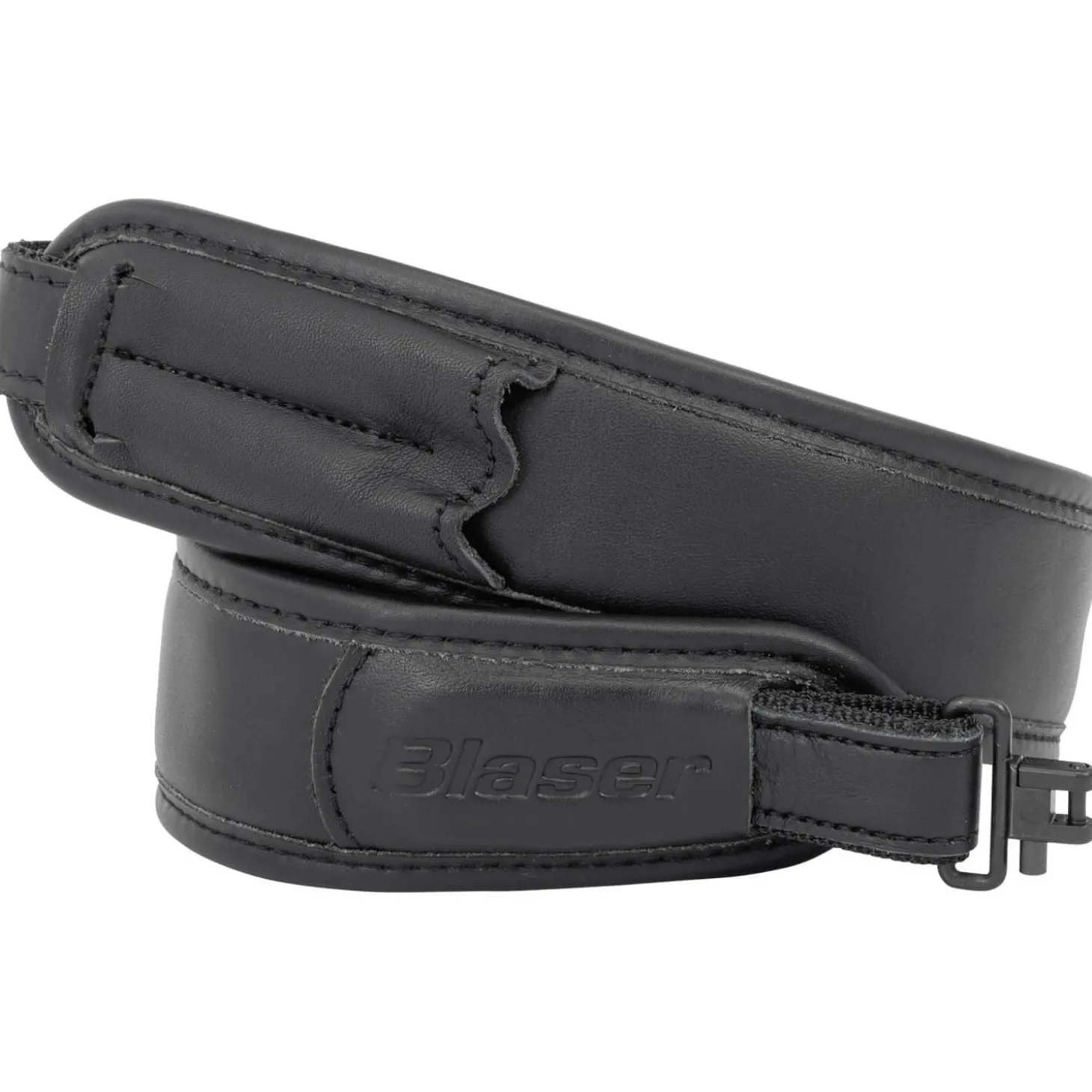 Blaser Gewehrriemen Leder (Schwarz)