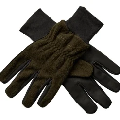 Deerhunter Fleecehandschuhe mit Leder (Art Green)