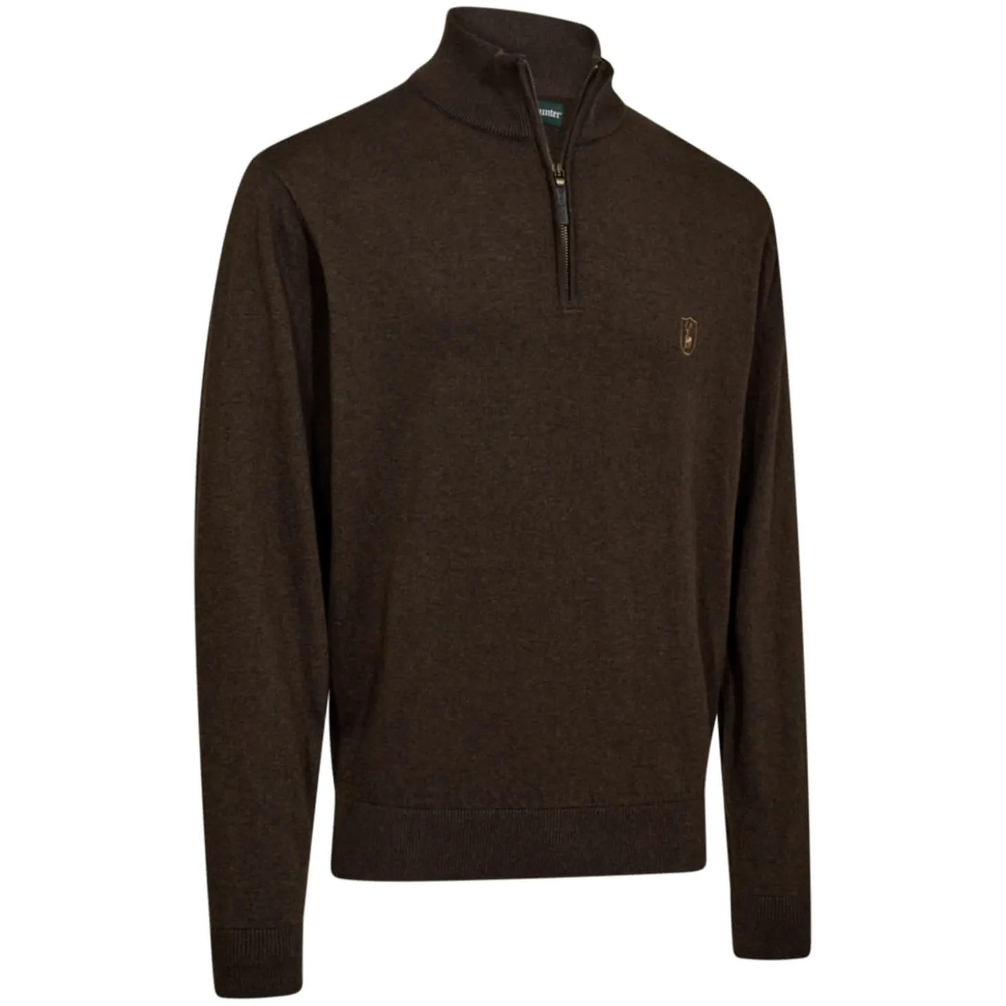 Deerhunter Strickpullover Half-Zip Harrington (Brown)