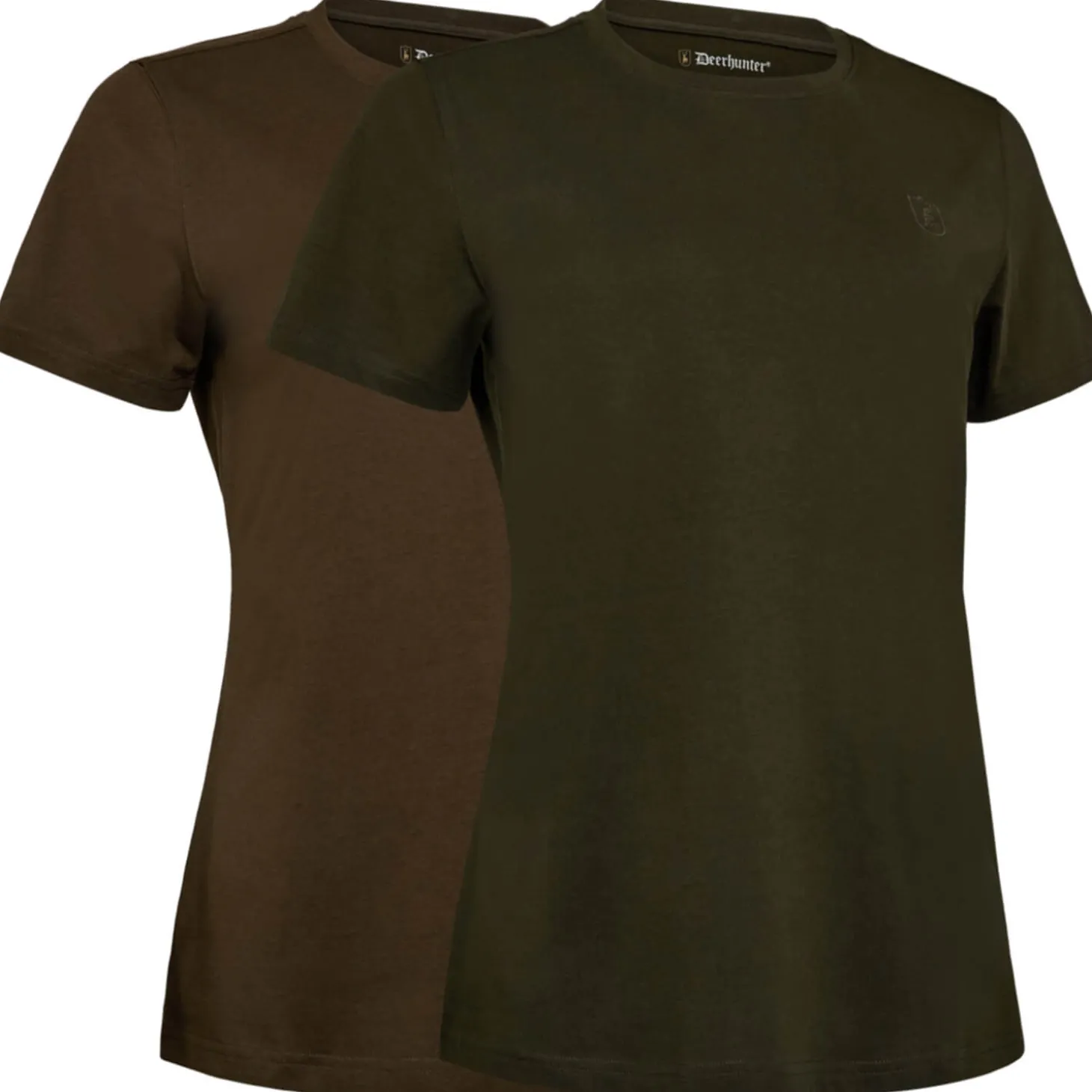 Deerhunter T-Shirt Lady 2er-Pack (Fallen Leaf/Timber)