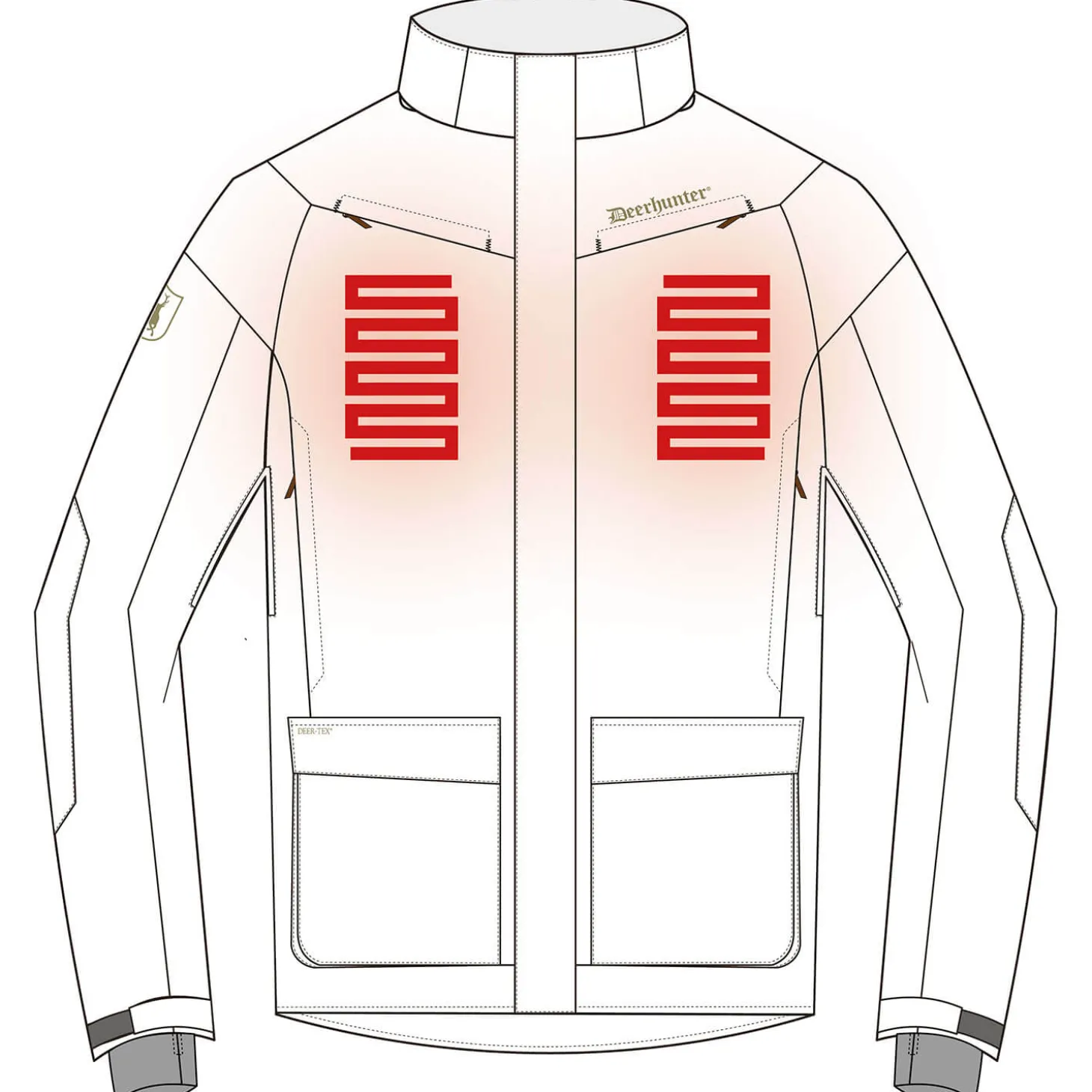 Deerhunter Winterjacke Heat Game (Orange)