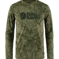 Fjällräven Langarmshirt Värmland Wool (Green Camo)