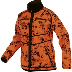 Hart Damen Wende-Softshelljacke Tulsa-S (Dark Olive/HV-Camo)