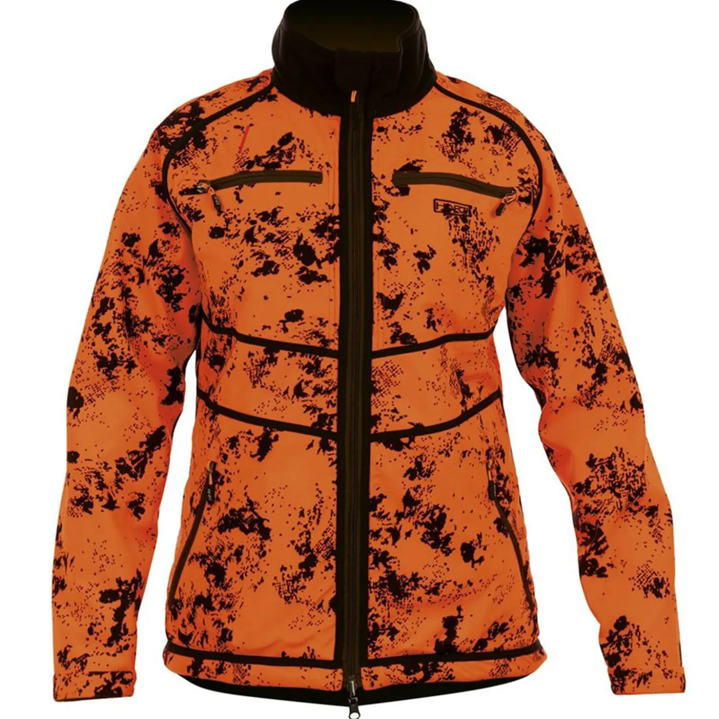 Hart Damen Wende-Softshelljacke Tulsa-S (Dark Olive/HV-Camo)
