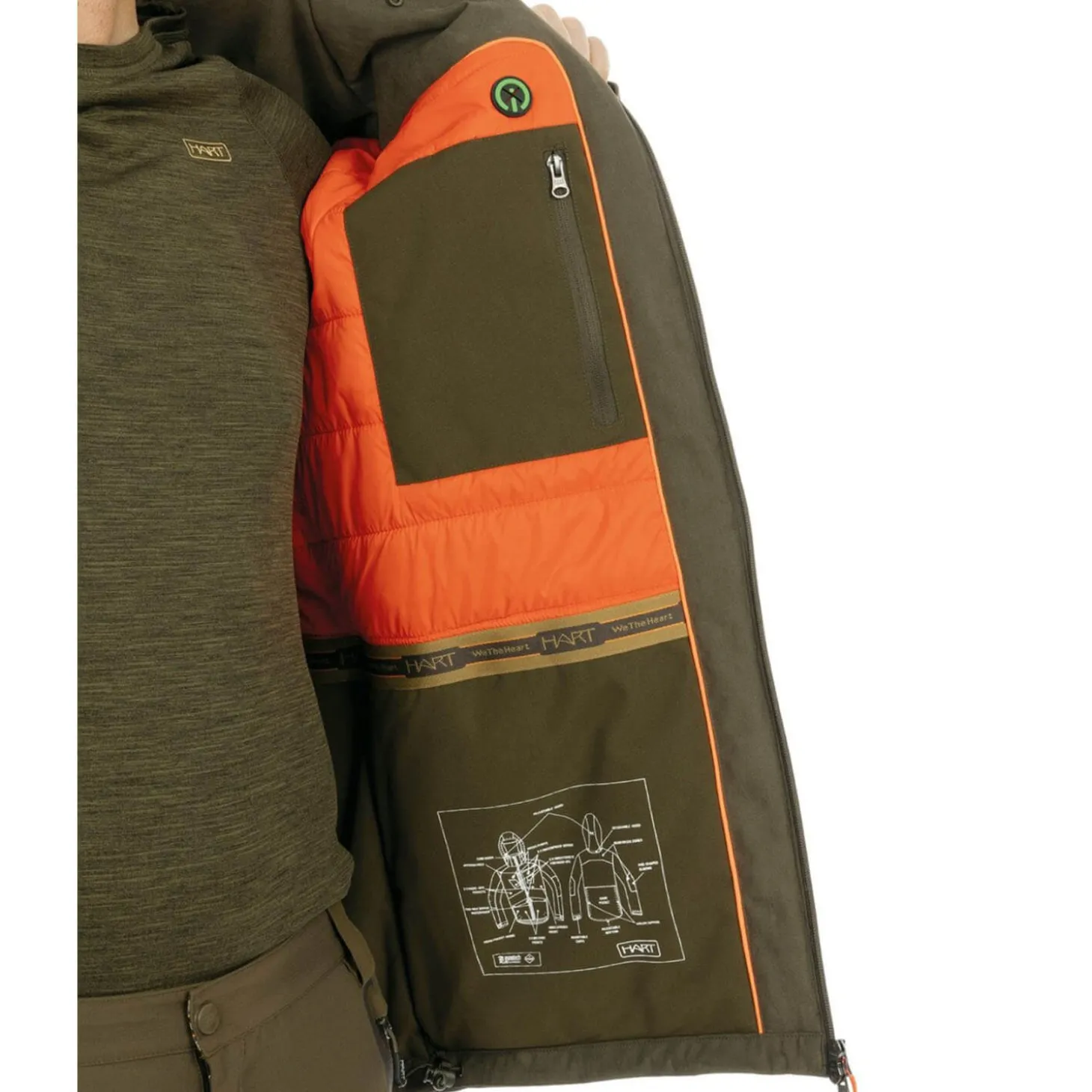 Hart Jagdjacke Taunus WR-J (Dark Olive)