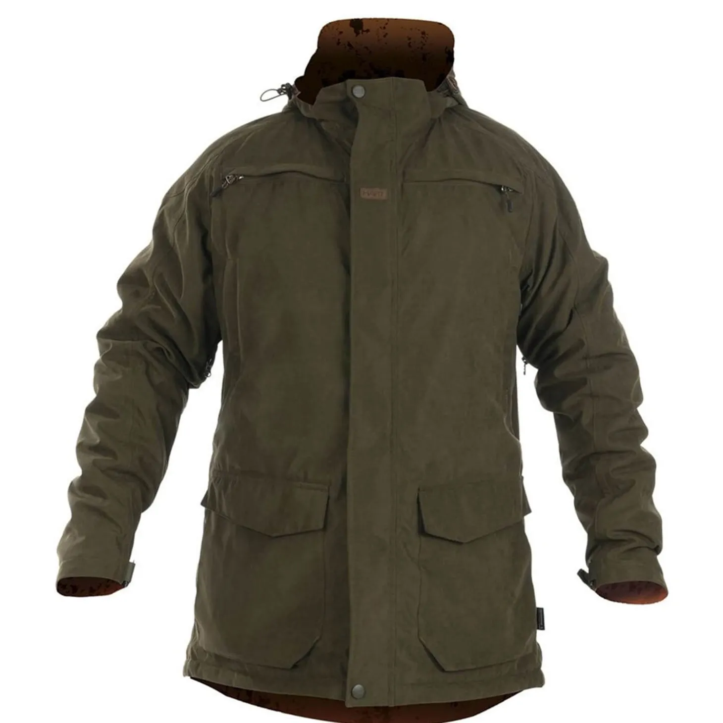 Hart Wende-Winterjacke Taunus 3R-J (Dark Olive/HV Camo)