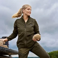 Härkila Damenfleecejacke Fjell (Hunting Green/Willow Green)