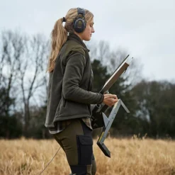 Härkila Damen-Fleecejacke Vilja (Willow Green/Shadow Grey)