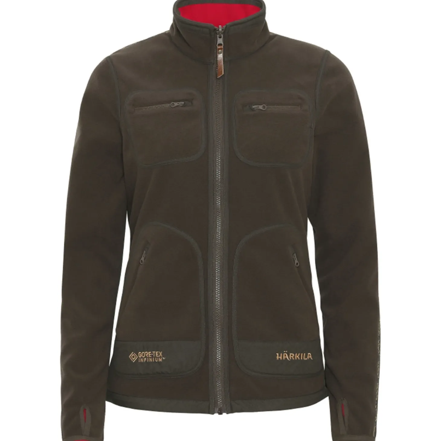 Härkila Damen Wendejacke Kamko (Braun/Rot)