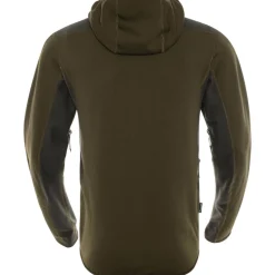 Härkila Fleece-Hoodie Deer Stalker (Grün/Braun)