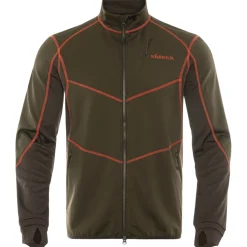 Härkila Fleecejacke Scandinavian (Grün/Braun)