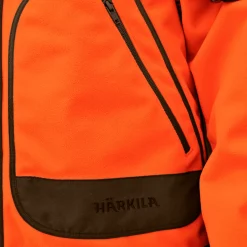 Härkila Fleece-Wendejacke Kamko Blaze (Orange/Grün)