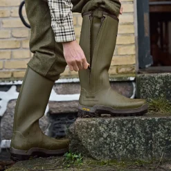 Härkila Gummistiefel Forester Zip (Dark Olive)