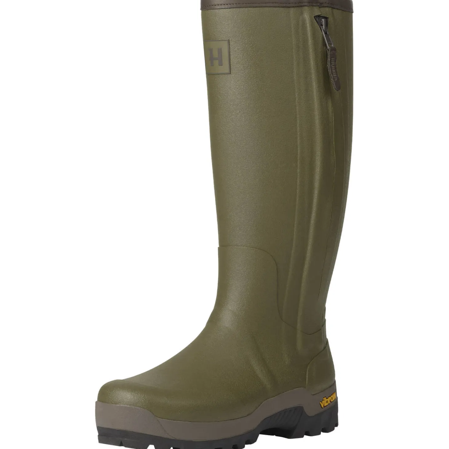 Härkila Gummistiefel Forester Zip (Dark Olive)