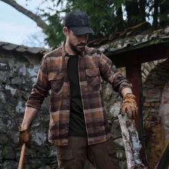 Härkila Jagdhemd Asmund (Rust Brown Check)
