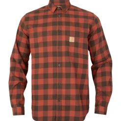 Härkila Jagdhemd Scandinavian (Autumn Orange Check)