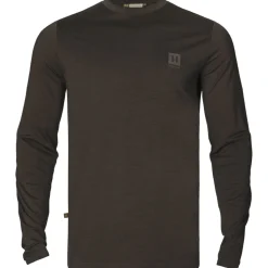Härkila Langarmshirt Base All Season (Shadow Brown)