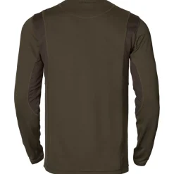 Härkila Langarmshirt Forest Hunter (Green/Shadow Brown)