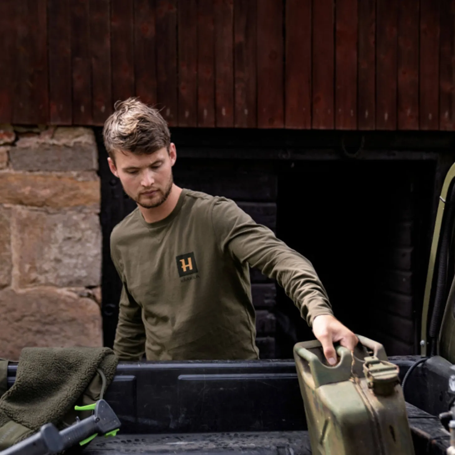 Härkila Langarmshirt Gorm (Willow Green)