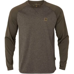 Härkila Langarmshirt Kodiak Cleverwool (Dark Hunting Green)
