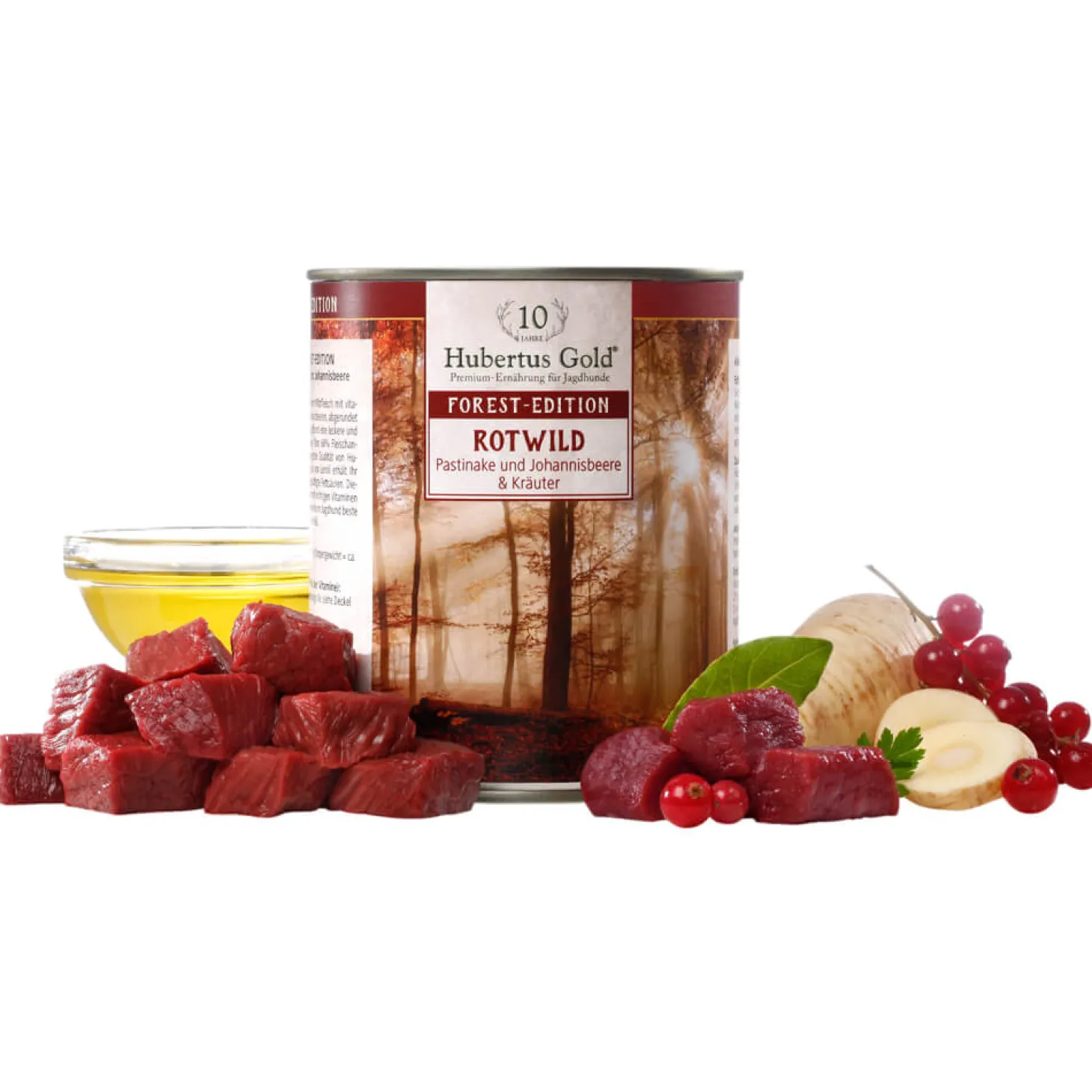 Hubertus Gold Nassfutter Rotwild (6 Dosen)