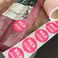 Landig Jagdetiketten "Wild von der Jägerin"