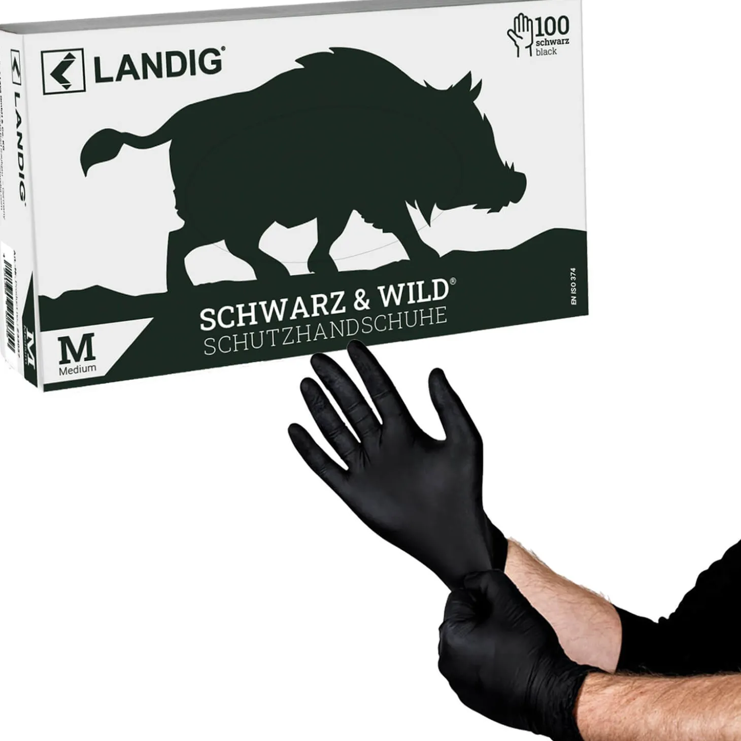 Landig Schwarz & Wild Schutzhandschuhe