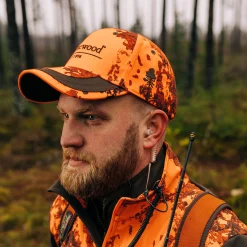 Pinewood Camou Two Colour Cap (Blaze)