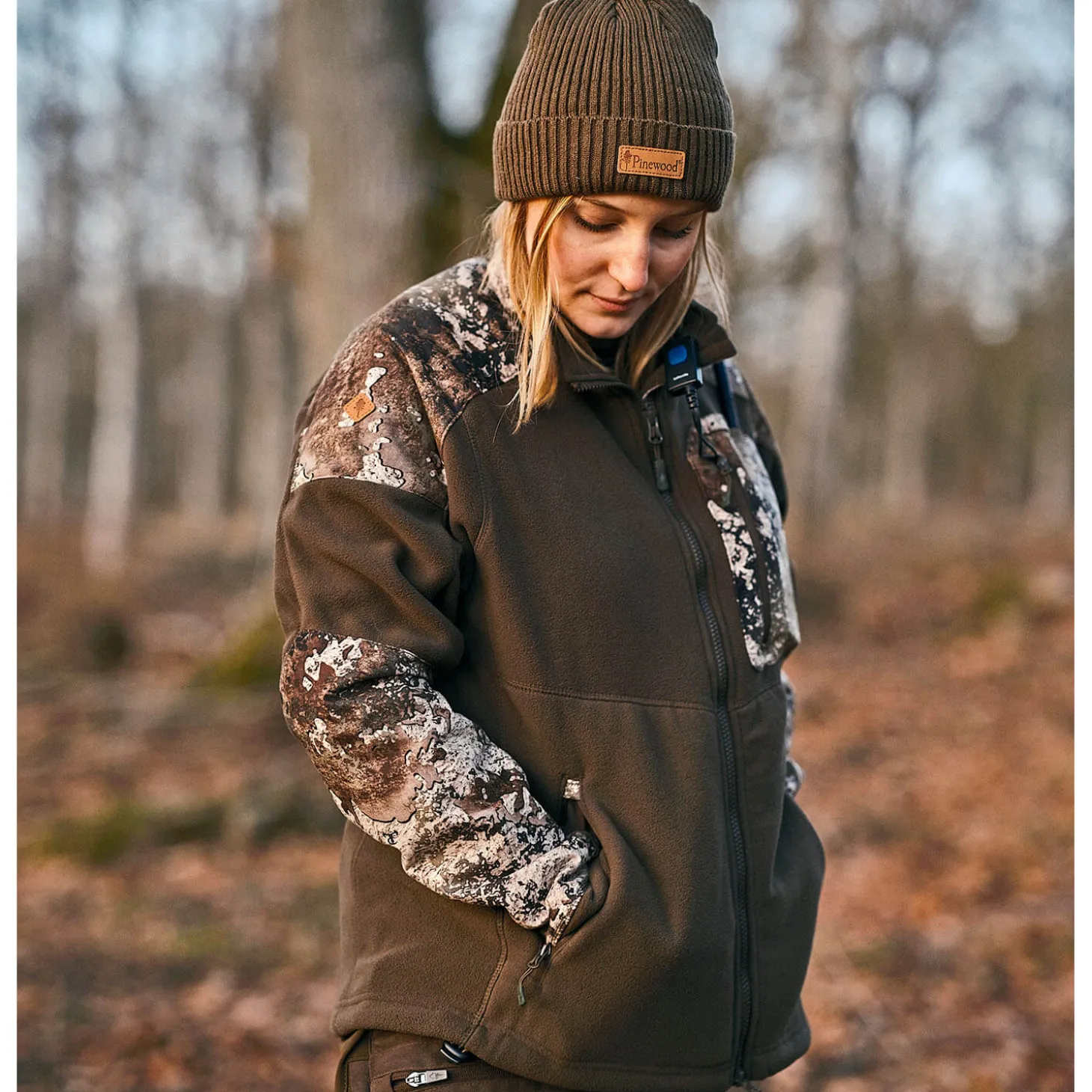 Pinewood Damen Fleecejacke Smaland Camou