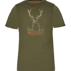 Pinewood Damen T-Shirt Red Deer (Brown)