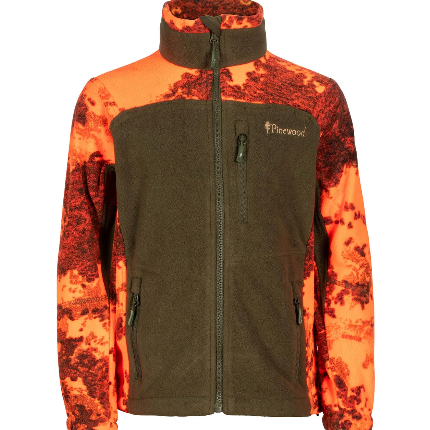 Pinewood Fleecejacke Furudal Kids (AP Blaze/Green)