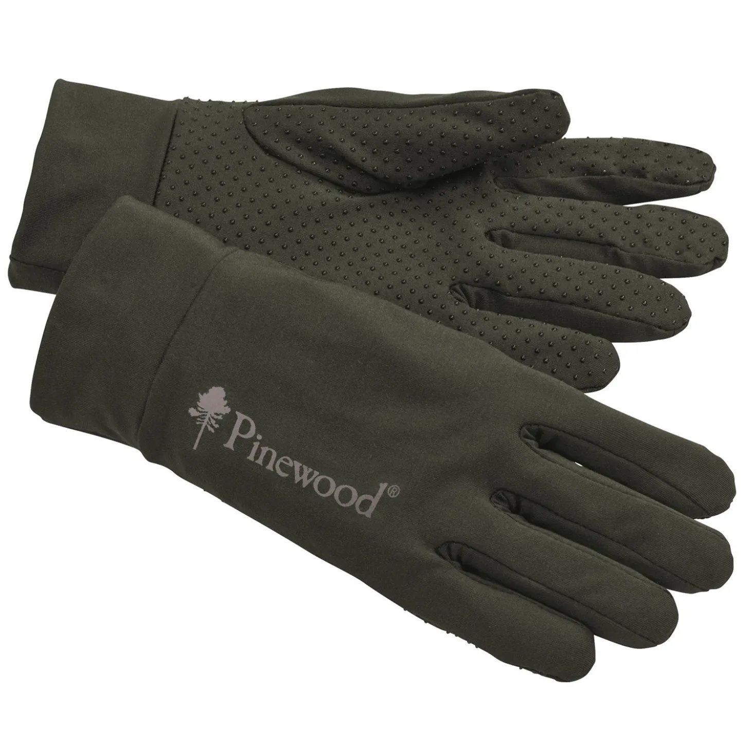 Pinewood Handschuh Thin Liner (Moss Green)
