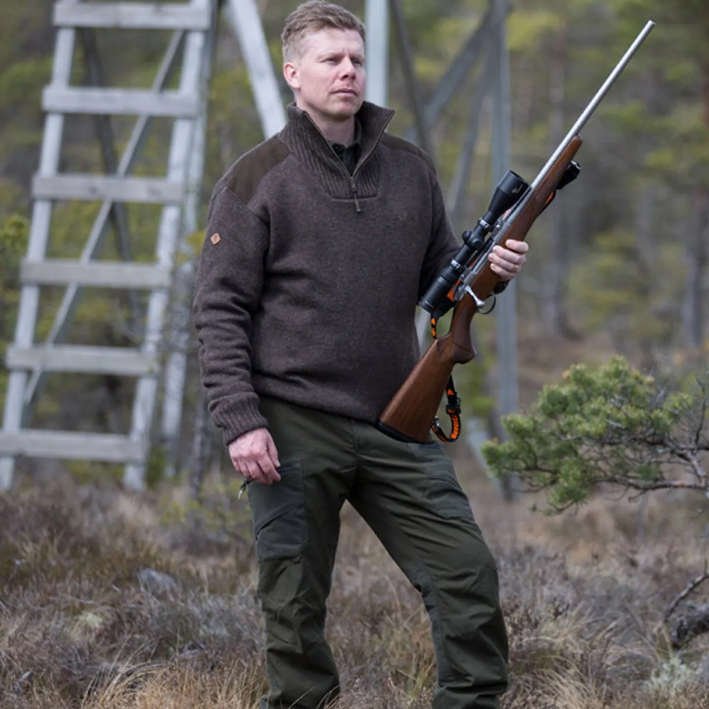 Pinewood Hurricane Pullover (braun)