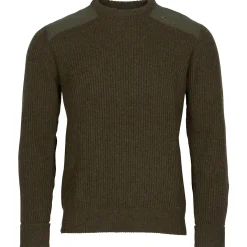 Pinewood Pullover Lappland Rough (Mossgreen Melange)