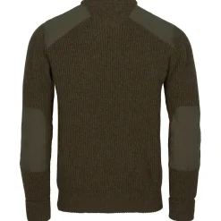 Pinewood Pullover Lappland Rough (Mossgreen Melange)