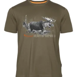 Pinewood T-Shirt Moose (Brown)