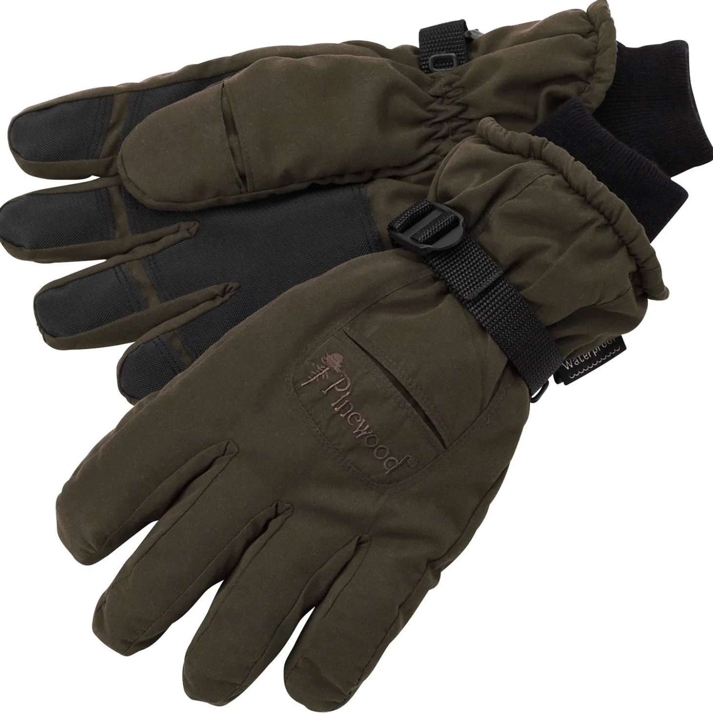 Pinewood Winterhandschuh mit Membrane (Suede Brown)