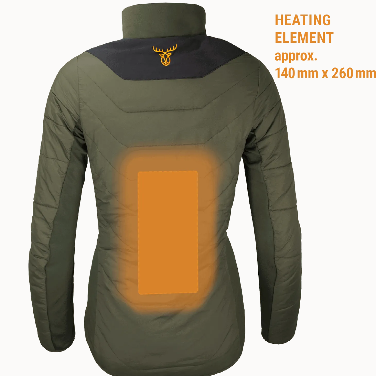 Pirscher Gear Damen-Heizjacke