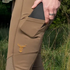 Pirscher Gear Damen Leggings (Braun/verstärkt)