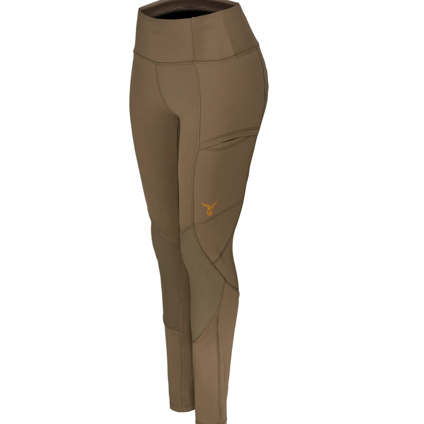 Pirscher Gear Damen Leggings (Braun/verstärkt)