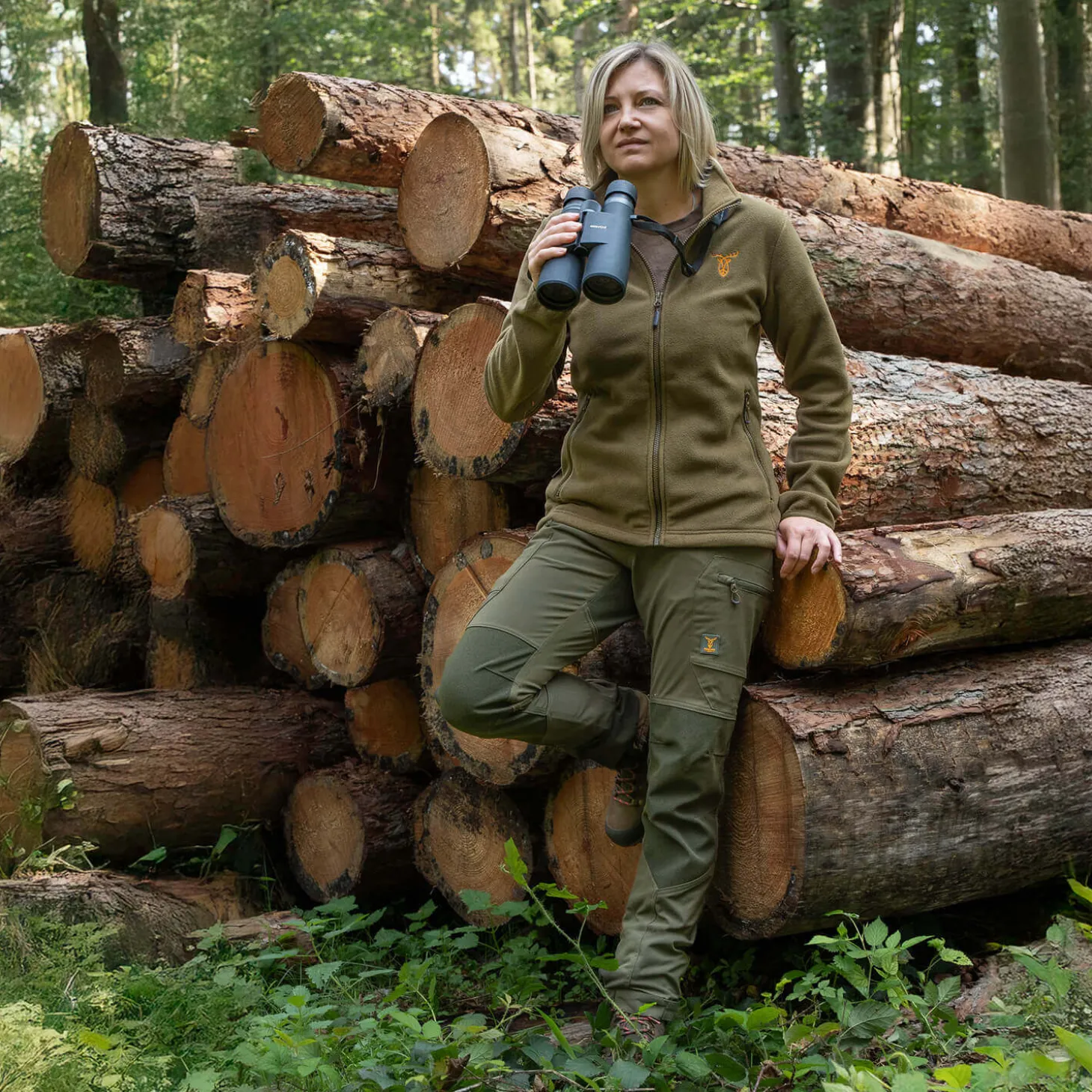 Pirscher Gear Field Damen-Fleecejacke