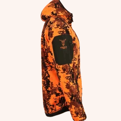 Pirscher Gear Hoodie Fleece-Wendejacke (Blaze/Braun)