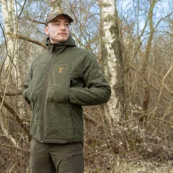 Pirscher Gear Hoodie Fleece-Wendejacke (Optimax 2S/Grün)