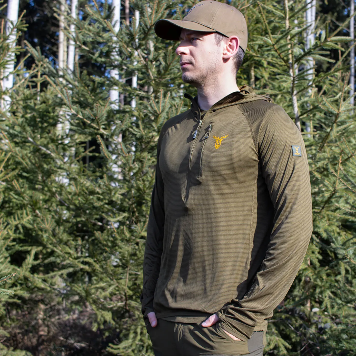 Pirscher Gear Ultralight Tanatex Hoodie-Shirt