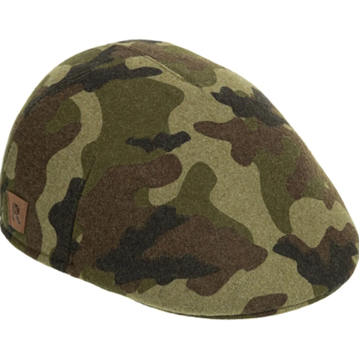 Rascher Loden-Schiebermütze (Camo)