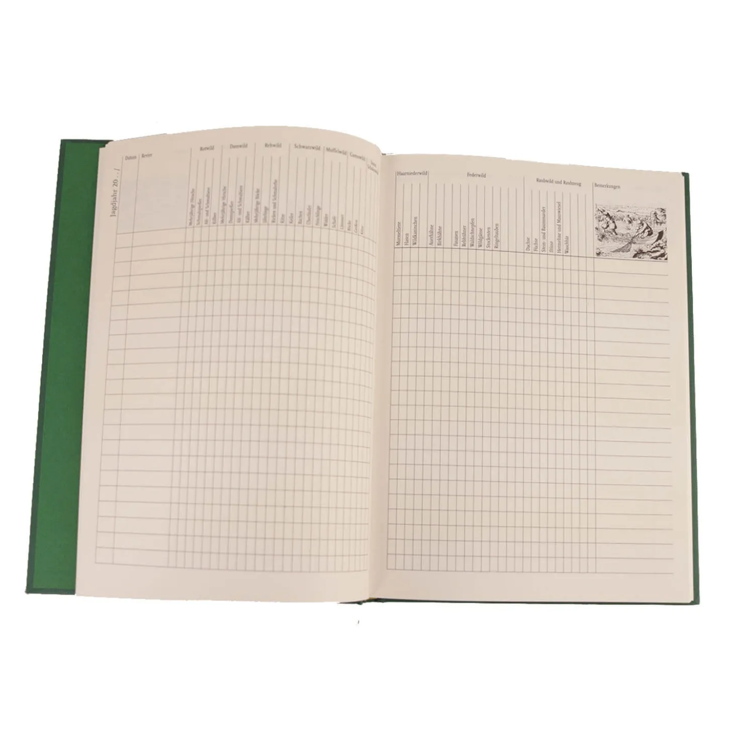 Schuss- und Jagdtagebuch