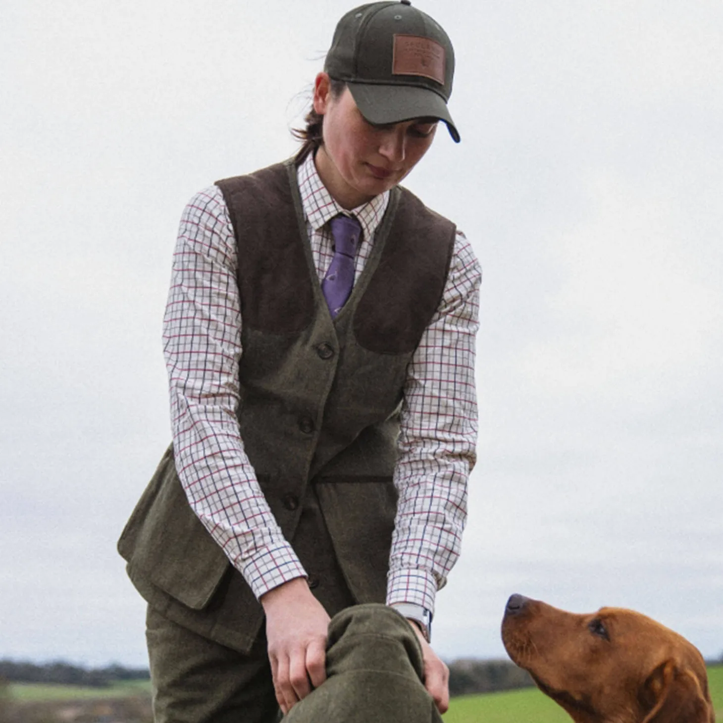 Seeland Damenhemd Kerry (Cabernet/Blue Check)