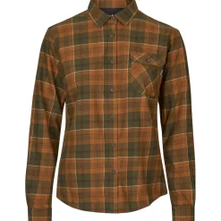 Seeland Damenhemd Skye (Grizzly Brown/Terracotta Check)